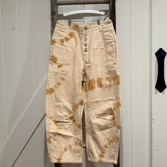 Free People | We the Free | Osaka Tie Dye Relaxed Jeans - Picture 5 of 12